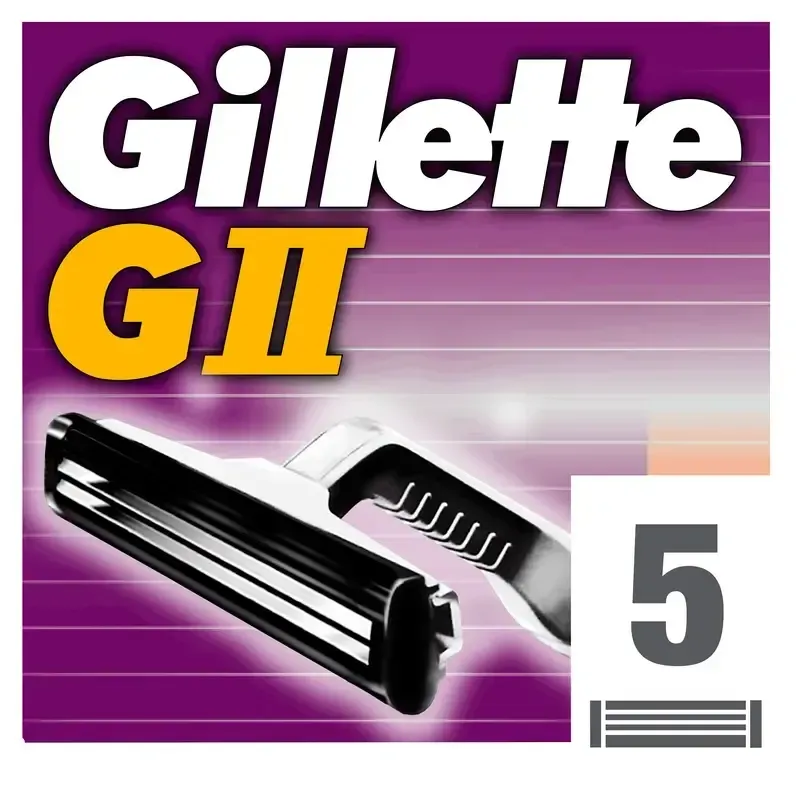 Gillette GII Paquete de 5 Recambios