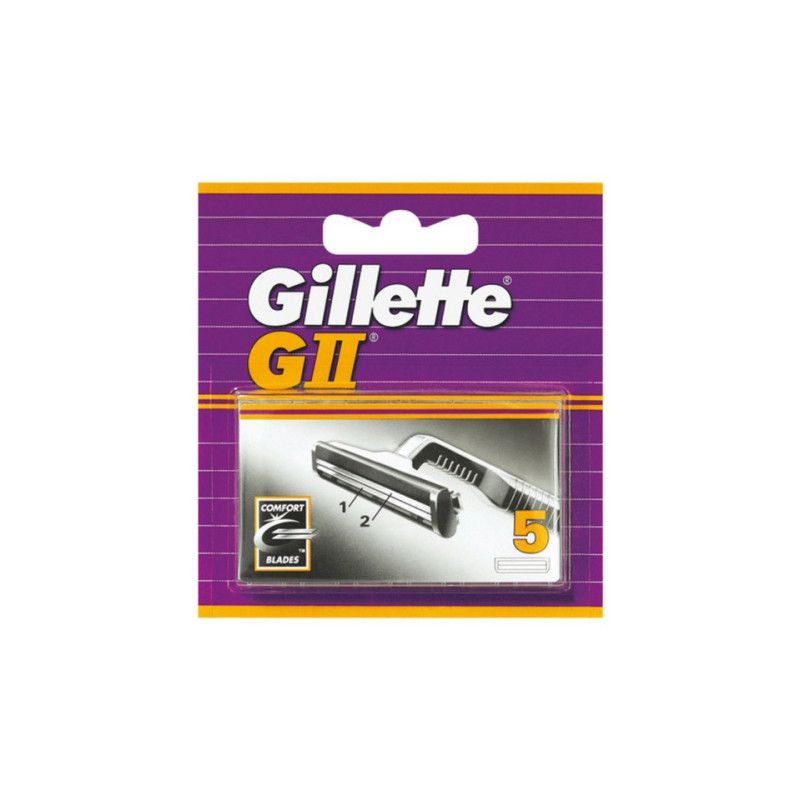 Gillette GII Paquete de 5 Recambios Gillette GII Paquete de 5 Recambios