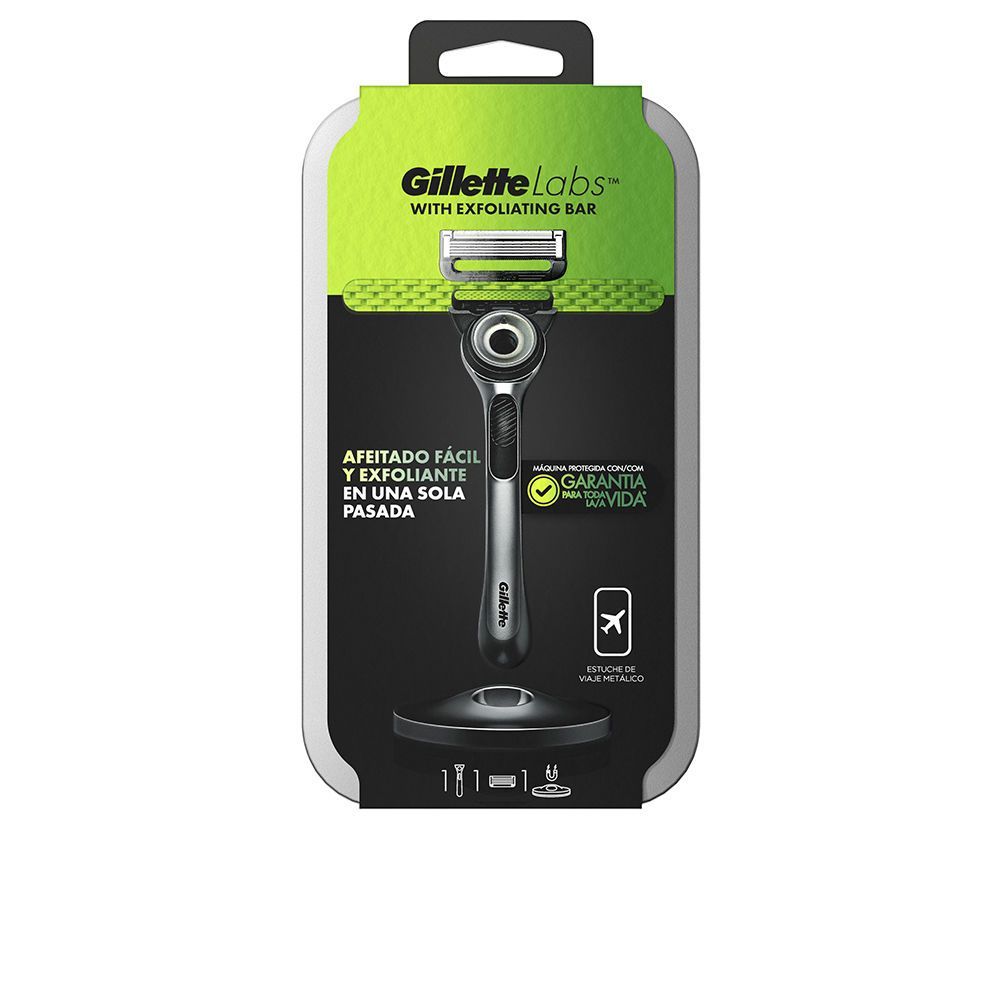 Gillette Labs Maquina + 1 Recambio + Funda Viaje