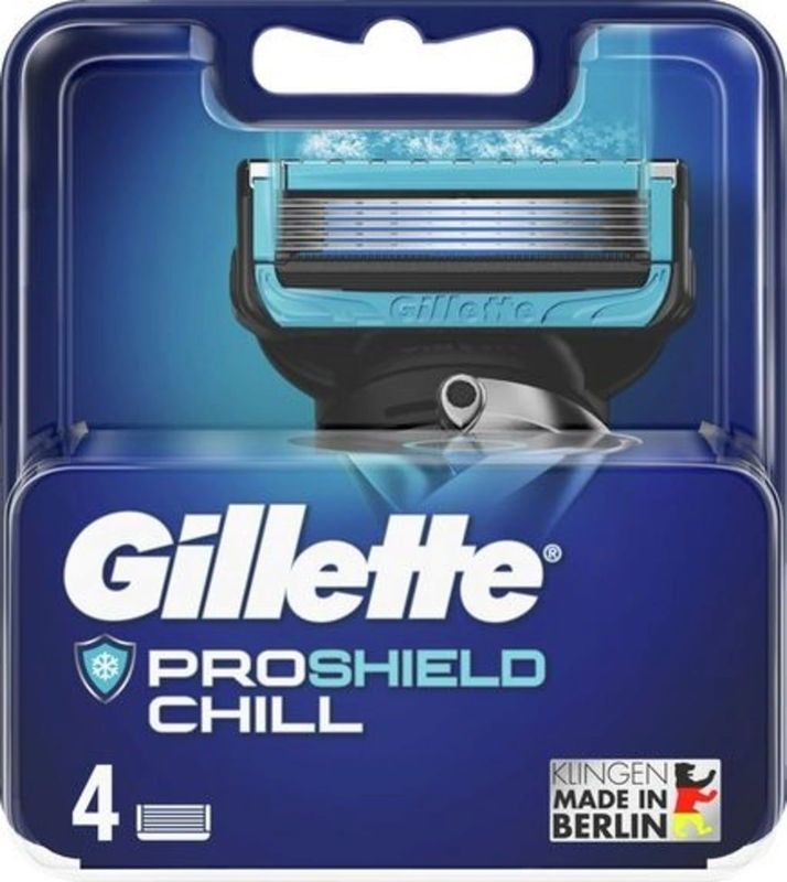 Gillette Proshield Chill Paquete de 4 Recambios