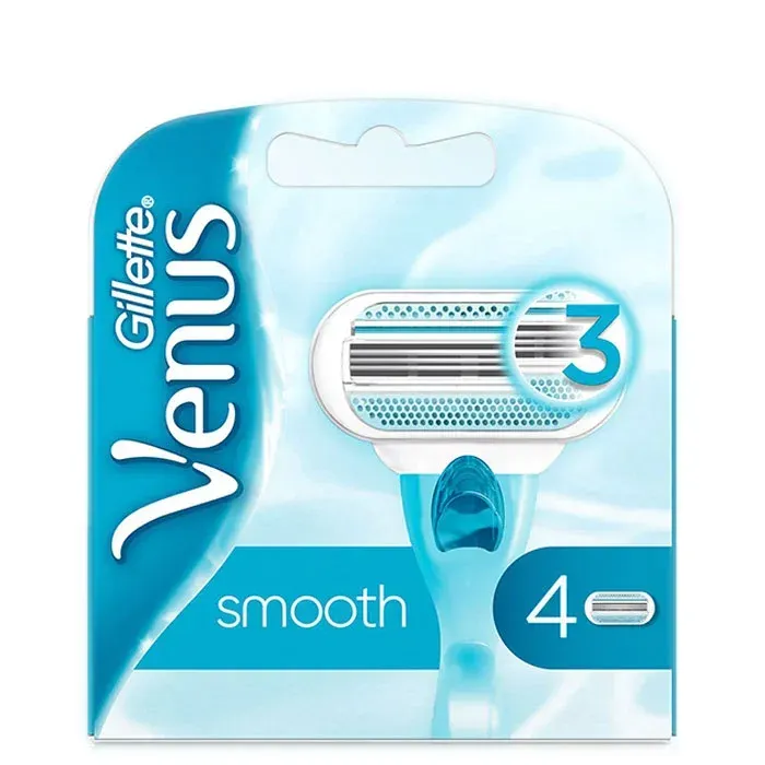 Gillette Venus Smoth Recambio Paquete de 4 Unidades