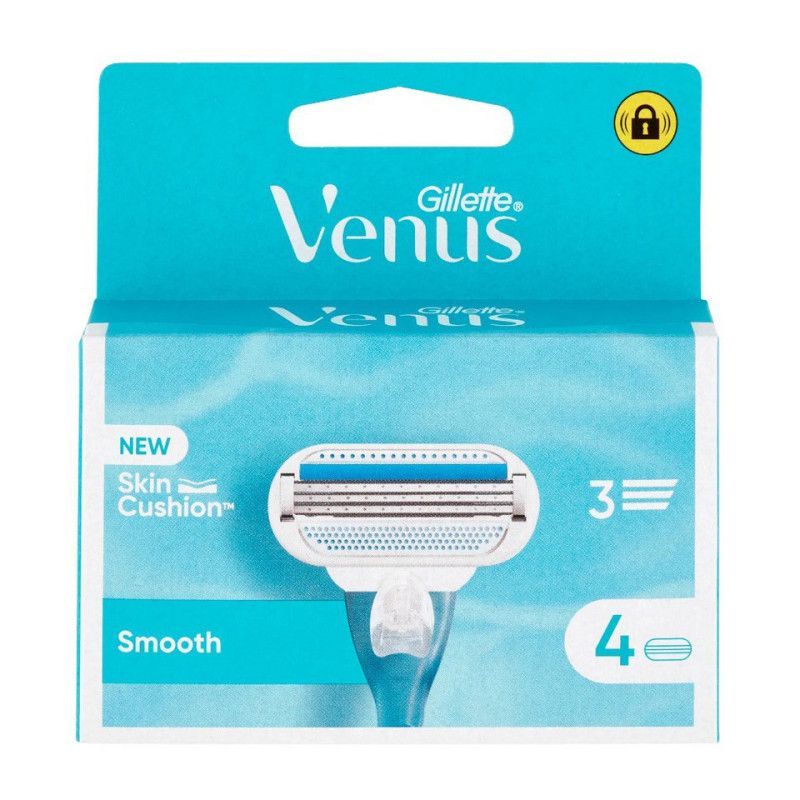 Gillette Venus Smoth Recambio Paquete de 4 Unidades Gillette Venus Smoth Recambio Paquete de 4 Unidades