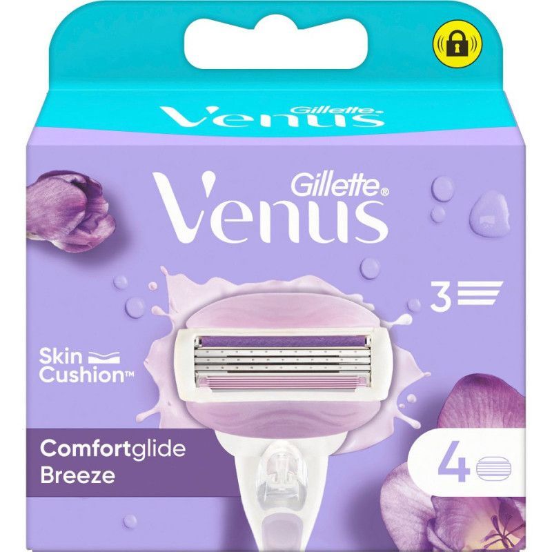 Gillette Venus Comfortglide Breeze Recambio Paquete de 4 Unidades Gillette Venus Comfortglide Breeze Recambio Paquete de 4 Unidades