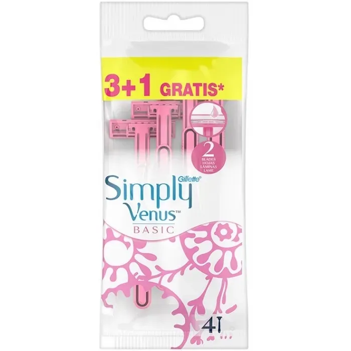 Gillette Venus Simply Basic Desechables 3+1