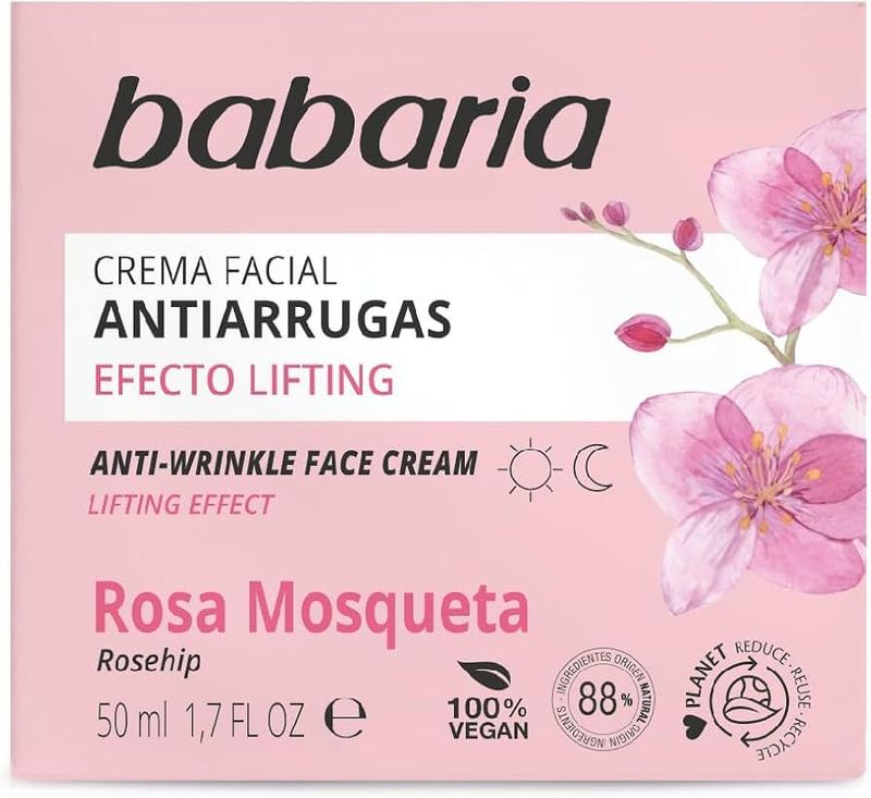 Babaria Crema Facial Antiarrugas Efecto Lifting 50ml