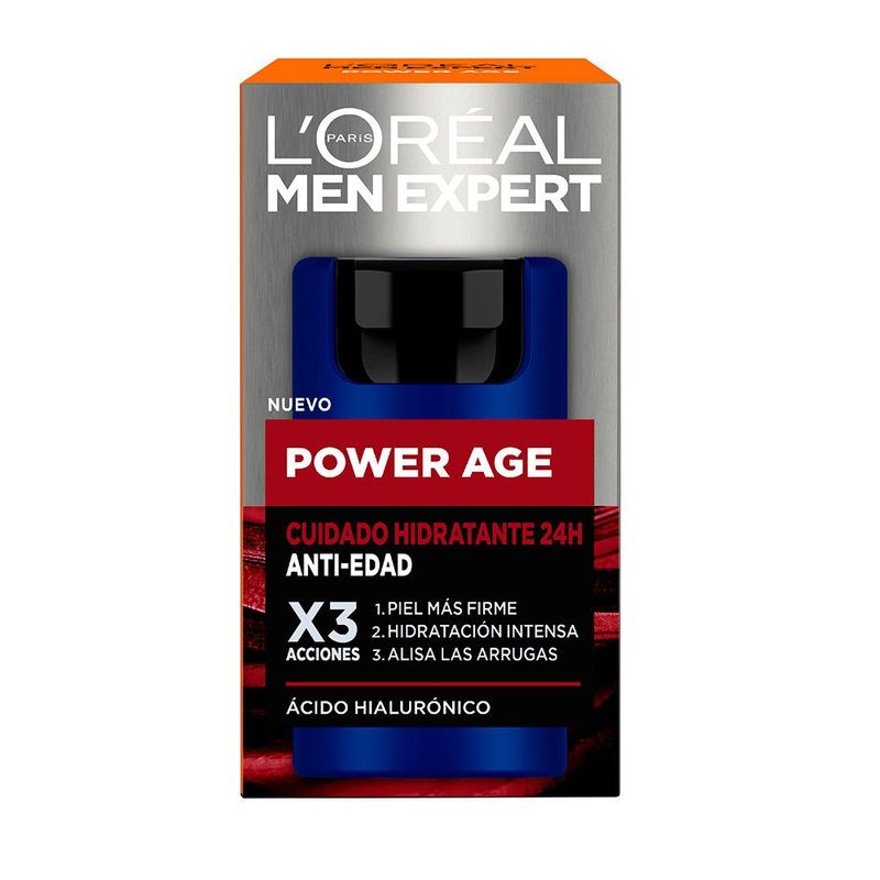 Loreal Men Expert Power Age Hidratante Facial Con Acido Hialurónico 50ml