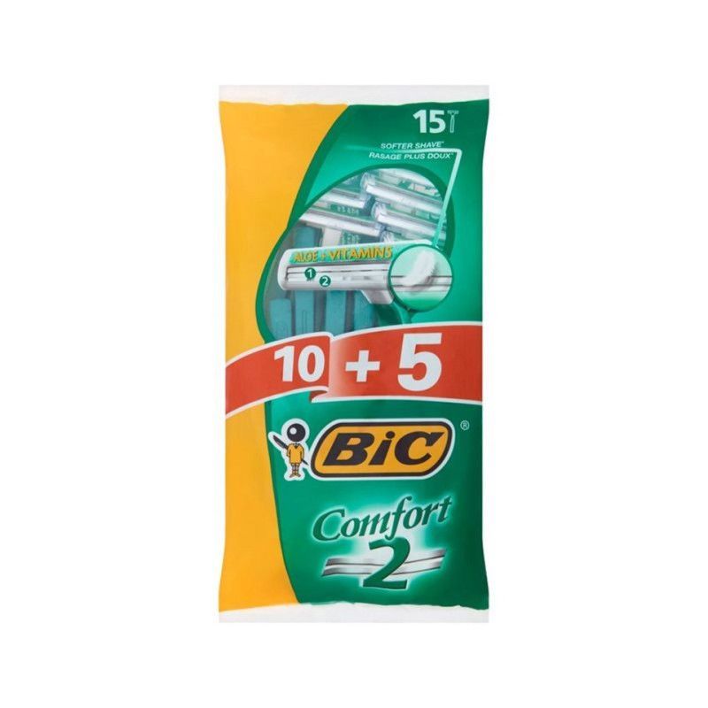 Bic Cuchillas Desechables Comfort 10+5 Unidades
