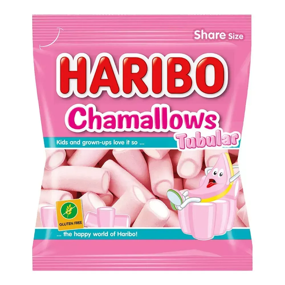 Haribo Tubular Chamallows  Golosinas 90g