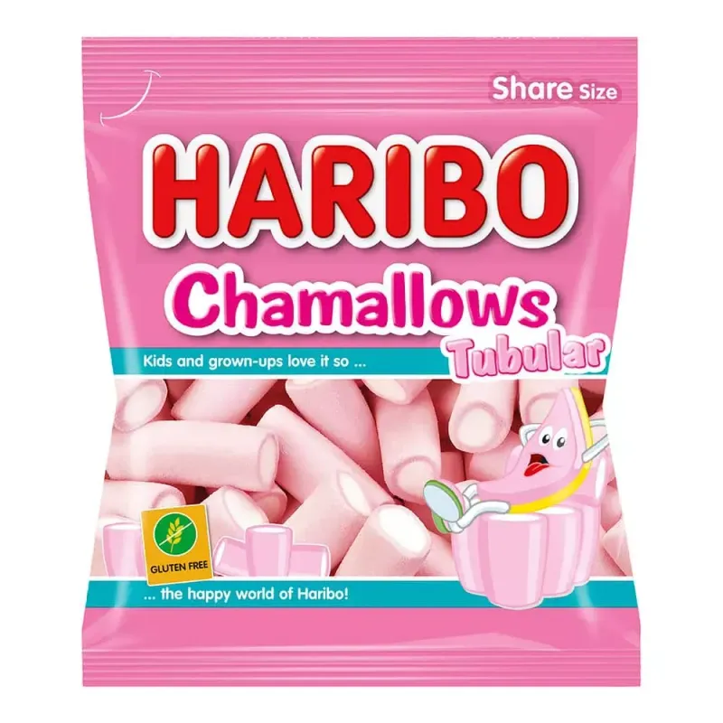 Haribo Tubular Chamallows  Golosinas 90g