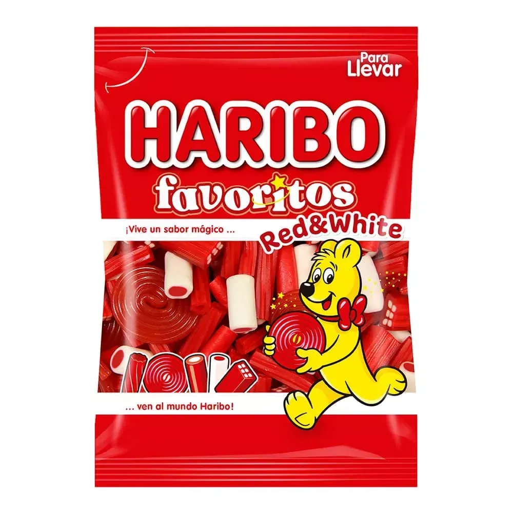 Haribo Red & White Golosinas 90g