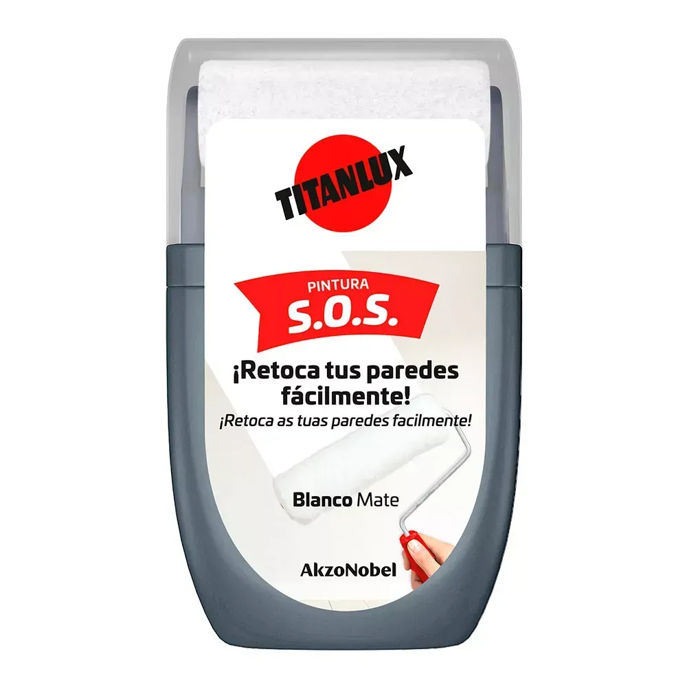 Titanlux Pintura S.O.S Blanco Mate 30ml Titanlux Pintura S.O.S Blanco Mate 30ml