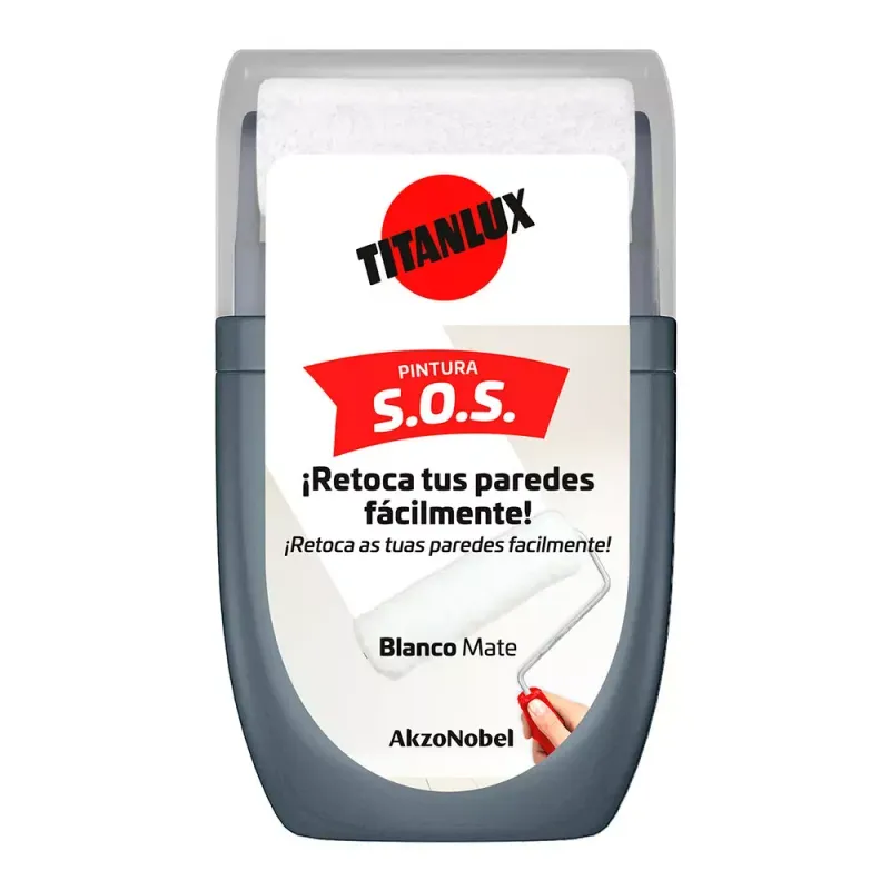 Titanlux Pintura S.O.S Blanco Mate 30ml Titanlux Pintura S.O.S Blanco Mate 30ml