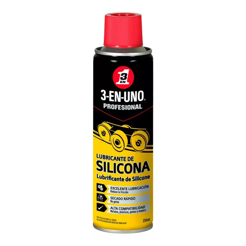 3 En Uno Lubricante De Silicona 250ml