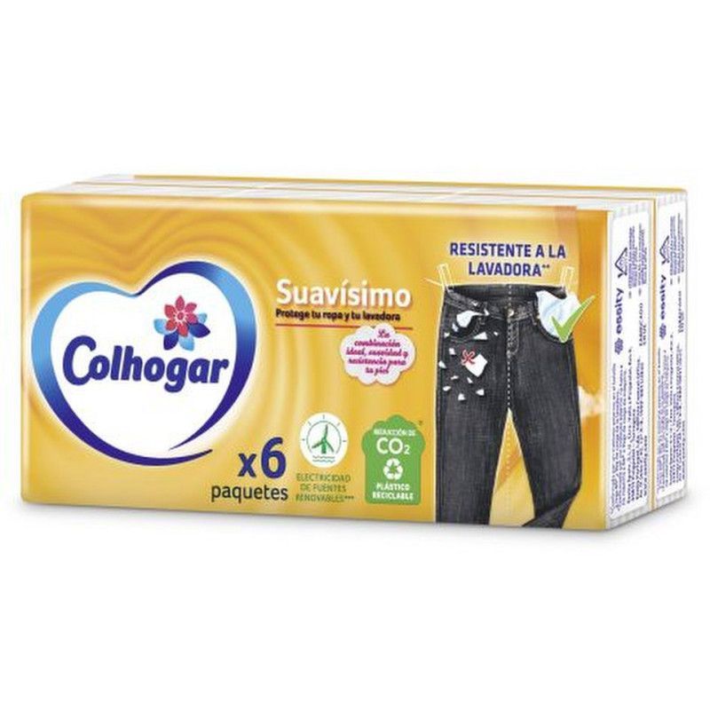 Colhogar Pañuelos De Bolsillo Pack De 6 Unidades