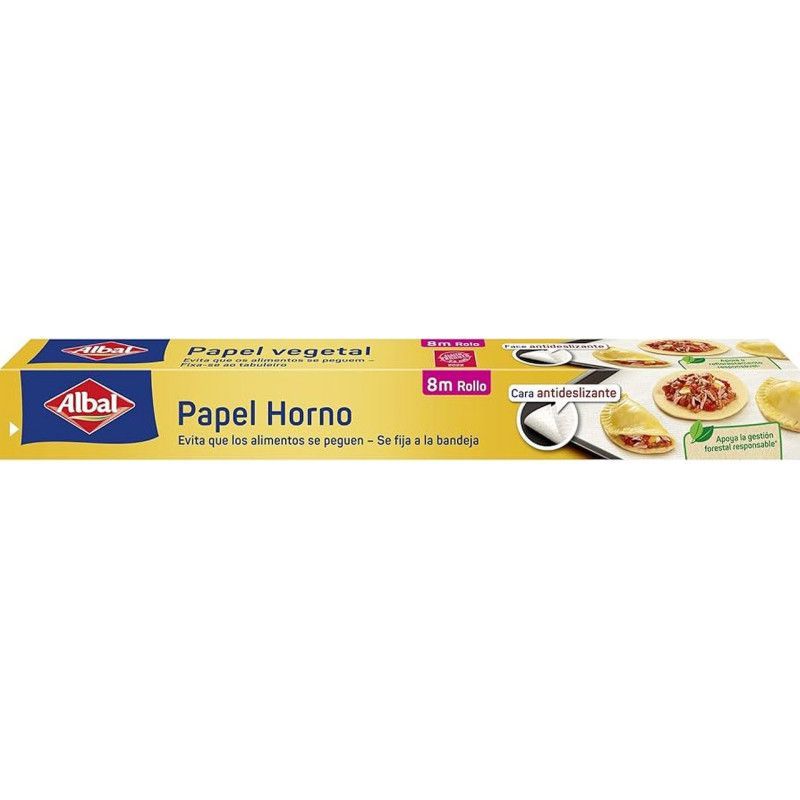 Albal Papel Horno Vegetal Antideslizante 8 Metros