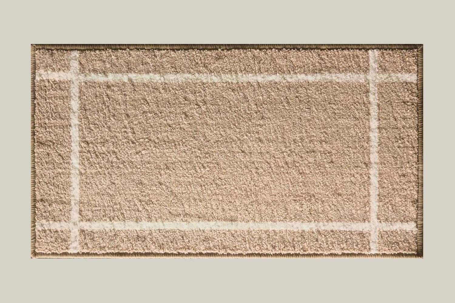 Dintex Alfombra De Microfibra Baño Marrón 40x75 cm