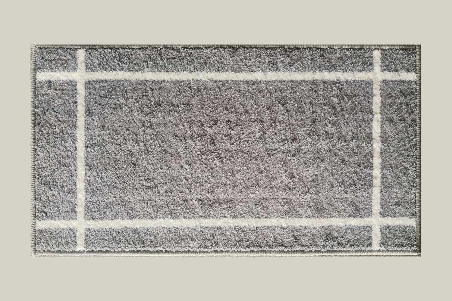 Dintex Alfombra De Microfibra Baño Gris 40x75 cm