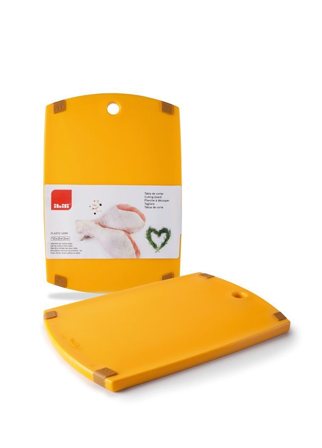Ibili Tabla De Cortar  Amarilla 33x23x1.5cm
