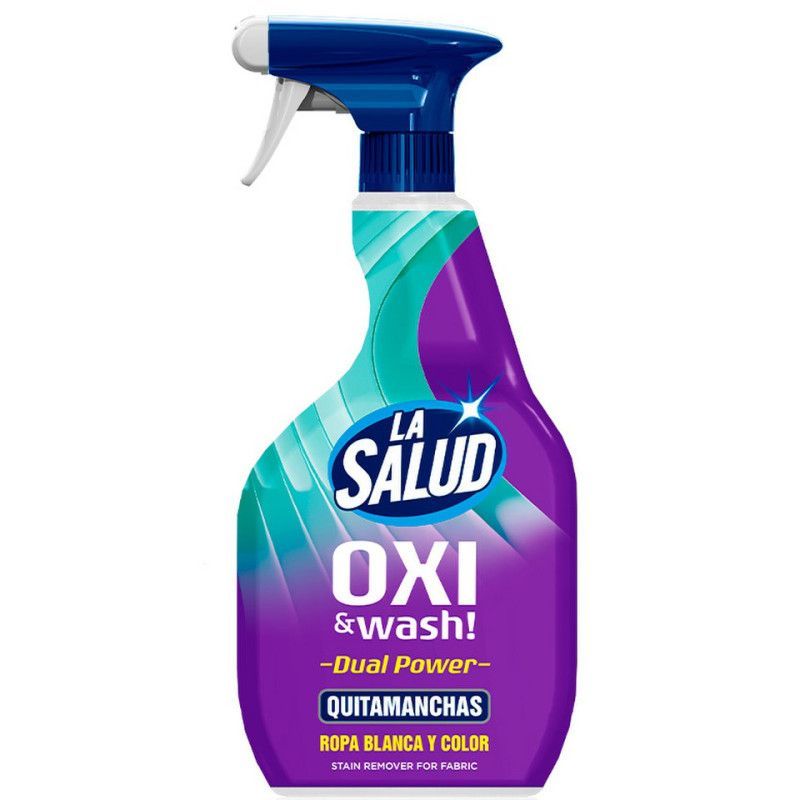 La Salud Oxi Wash Quitamanchas Para Ropa Blanca y De Color 750ml