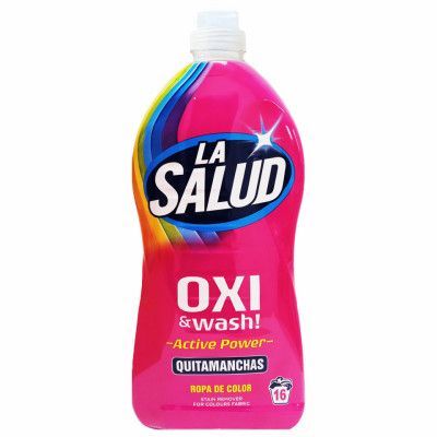 La Salud Oxi Wash Quitamanchas Liquido  Ropa De Color 1500ml
