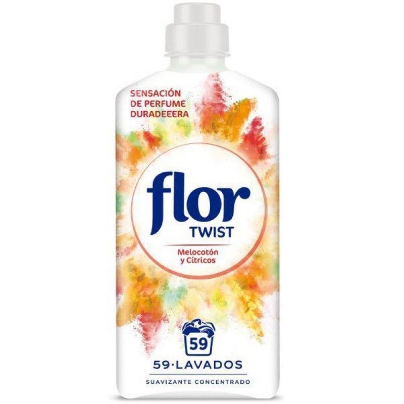 Flor Twist Melocotón y Cítricos Suavizante Concentrado 59 Lavados