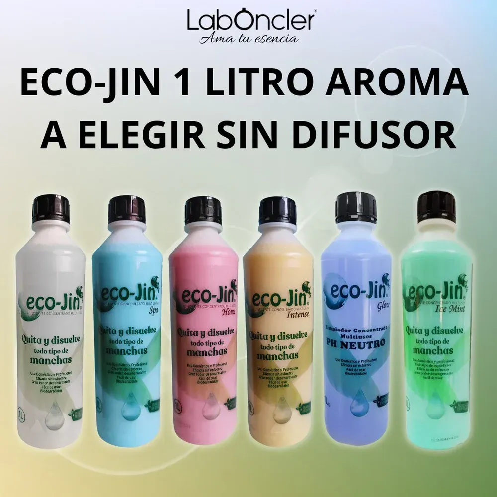 Ecojin Limpiador 1 Litro Aroma A Elegir sin difusor