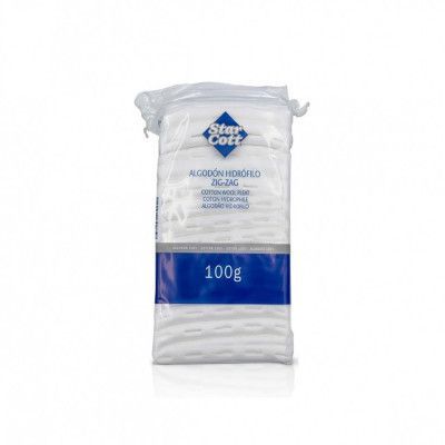 Star Cott Algodón Hidrófilo Zig-Zag 100g