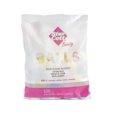 Star Cott Bolas De Algodón 100 Unidades