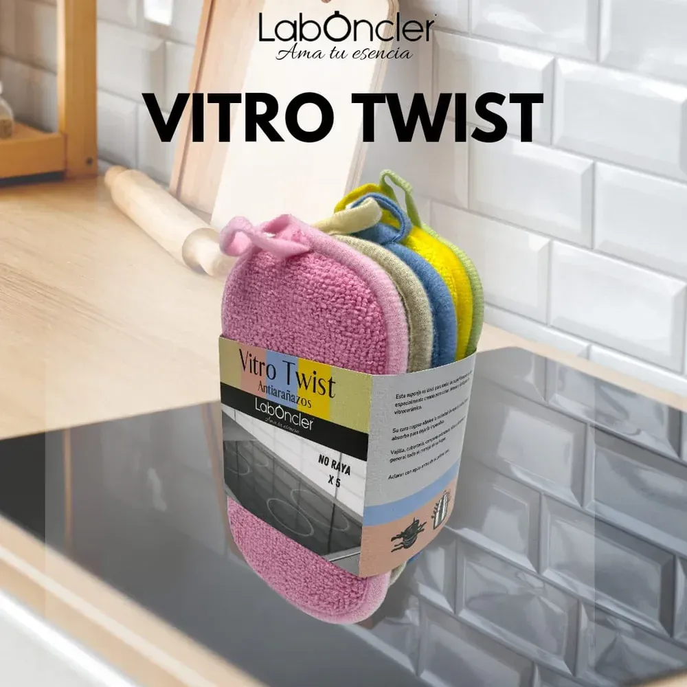 Laboncler Esponja Vitro Twist Pack De 5 Unidades