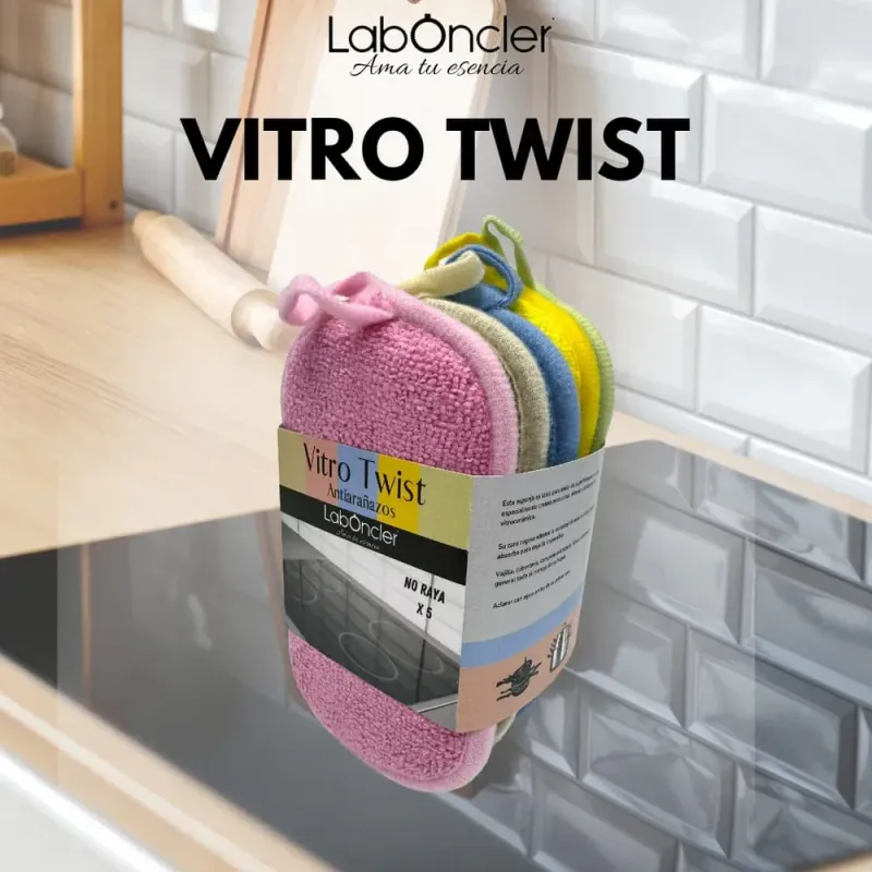 Laboncler Esponja Vitro Twist Pack De 5 Unidades