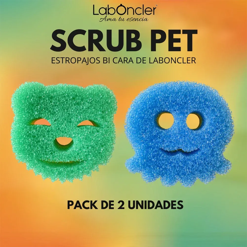 Laboncler  Estropajos Scrub Pet Pack de 2 Unidades