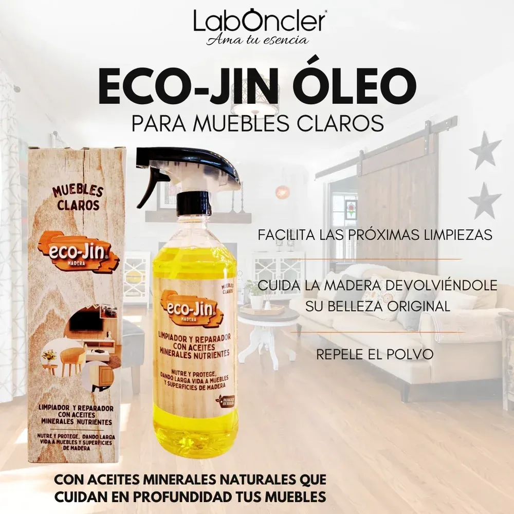 Ecojin Óleo Maderas claras 750ml