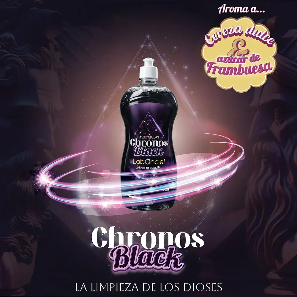 Laboncler  Chronos  Black Lavavajillas Manual 750ml