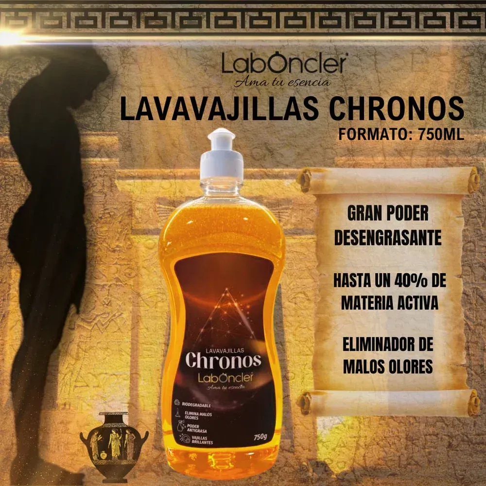 Laboncler Chronos Canela Y Naranja Lavavajillas Manual 750ml