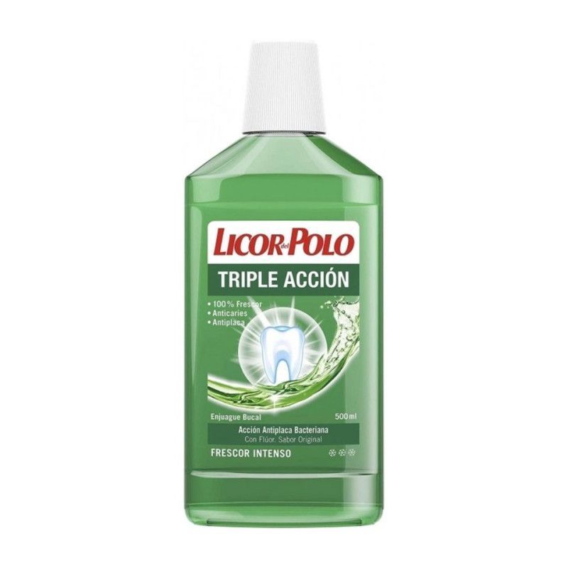 Licor Del Polo Enjuague Bucal Frescor Intenso 500ml