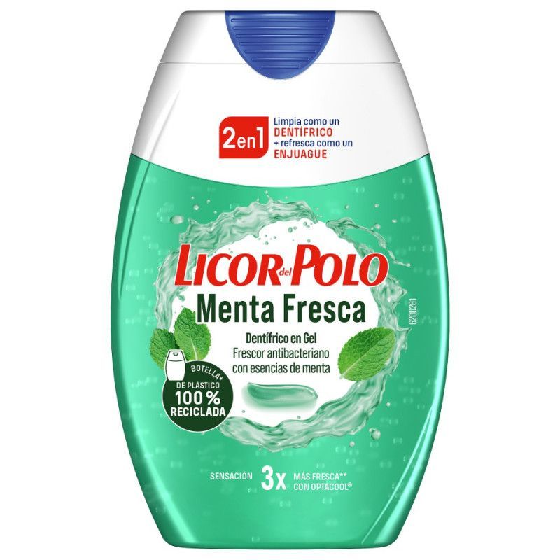 Licor Del Polo Dentífrico en Gel Menta Fresca75ml