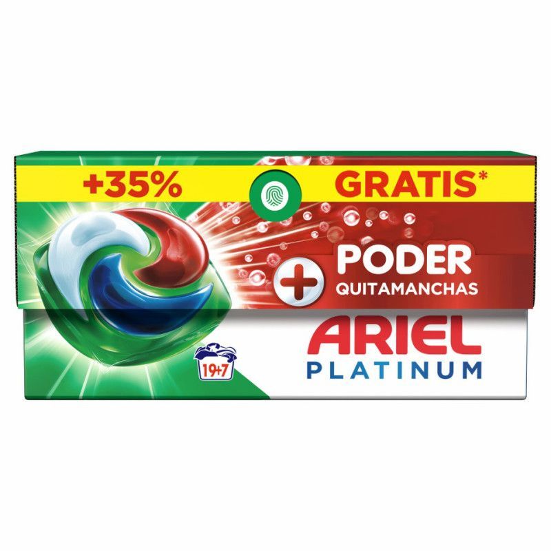 Ariel pods extra poder 19+7 lavados