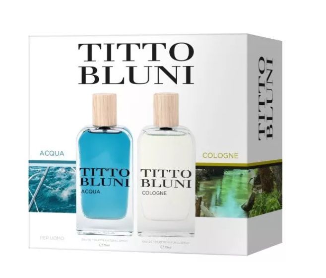 Titto Bluni estuche Acqua + Cologne