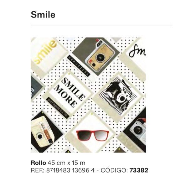 Dintex Lamina Adhesiva Smile Rollo 45cm x 15 m