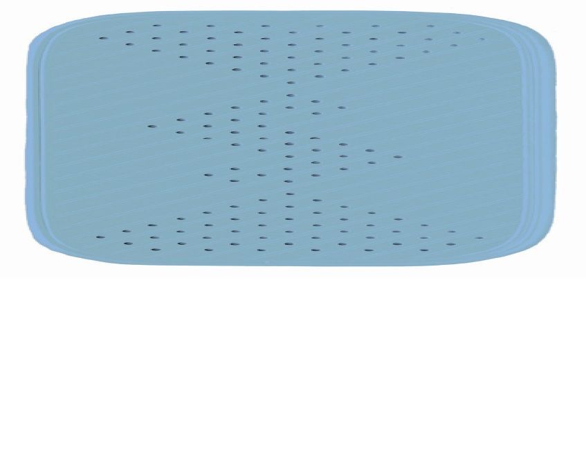 Dintex alfombra baño 97 cm azul