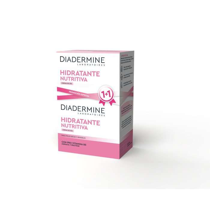 Diadermine Crema De Día Hidratante Nutritiva 1+ 1 Gratis 2x 50ml