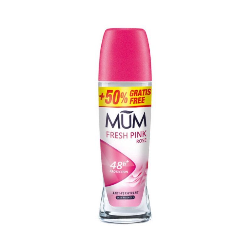 Mum  desodorante roll on fresh pink