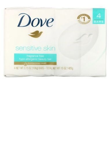 Dove pastillas sensitive pack 4 unidades