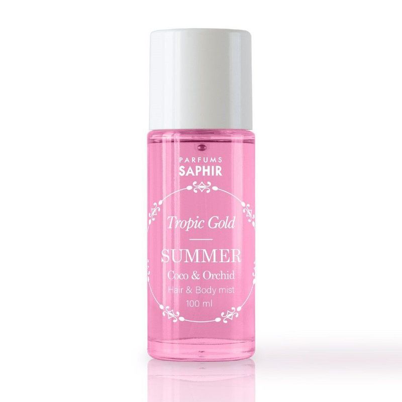 Saphir Tropic Gold Hair & Body Mist Summer coco & Orchid Saphir Tropic Gold Hair & Body Mist Summer coco & Orchid