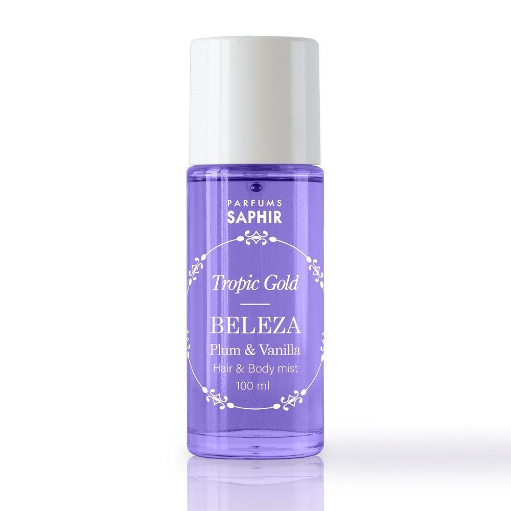 Saphir Gold Hair & Body Mist Beleza Plum & Vanilla