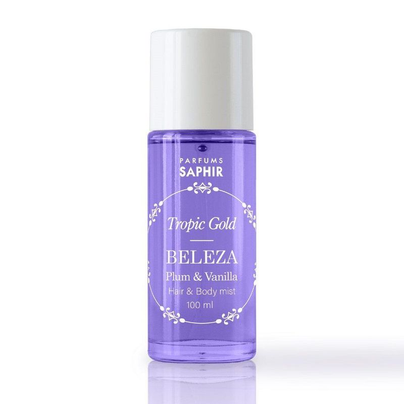 Saphir Gold Hair & Body Mist Beleza Plum & Vanilla Saphir Gold Hair & Body Mist Beleza Plum & Vanilla