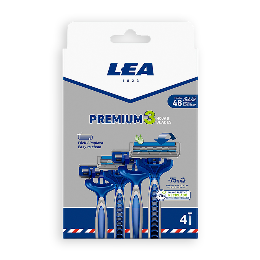 Lea Maquinilla Desechable Premium 3 4uds