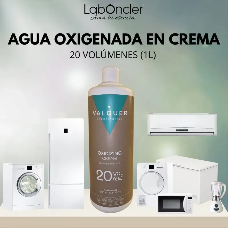 Valquer Agua Oxigenada 20 volumenes 1 Litro
