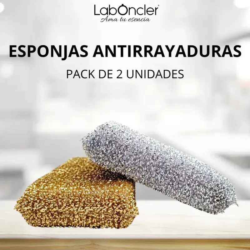 Laboncler Esponja Antirayaduras Pack 2unidades