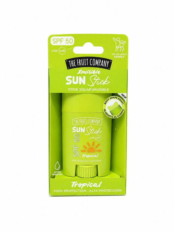 The Fruit Company Stick Solar Invisible SPF50 Tropical 20g The Fruit Company Stick Solar Invisible SPF50 Tropical 20g